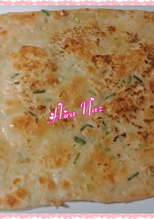 A picture of Green Garlic Paratha.
