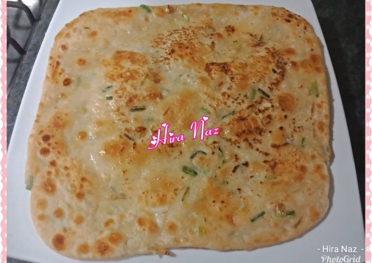 Green Garlic Paratha