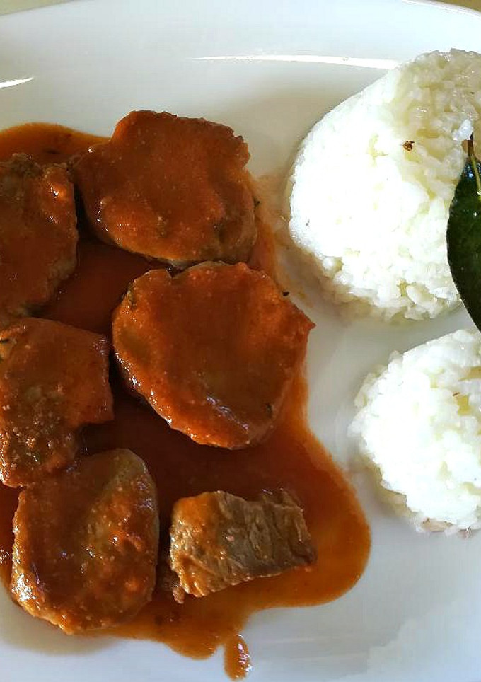 Una foto de Solomillo de cerdo en salsa