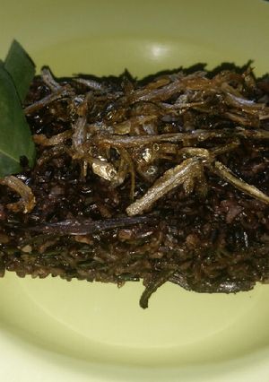 Foto resep Nasi liwet beras hitam TERI