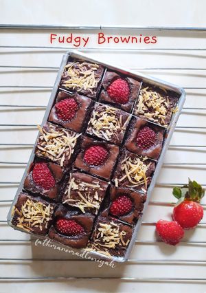Foto resep Fudgy Brownies 1 Telur