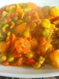 Guisado de habas frescas, 100% vegetariano