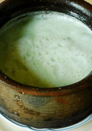 A picture of Cucumber lassi (smoothie).
