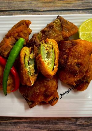 A picture of Stuffed Bottle Gourd Peel Fry.