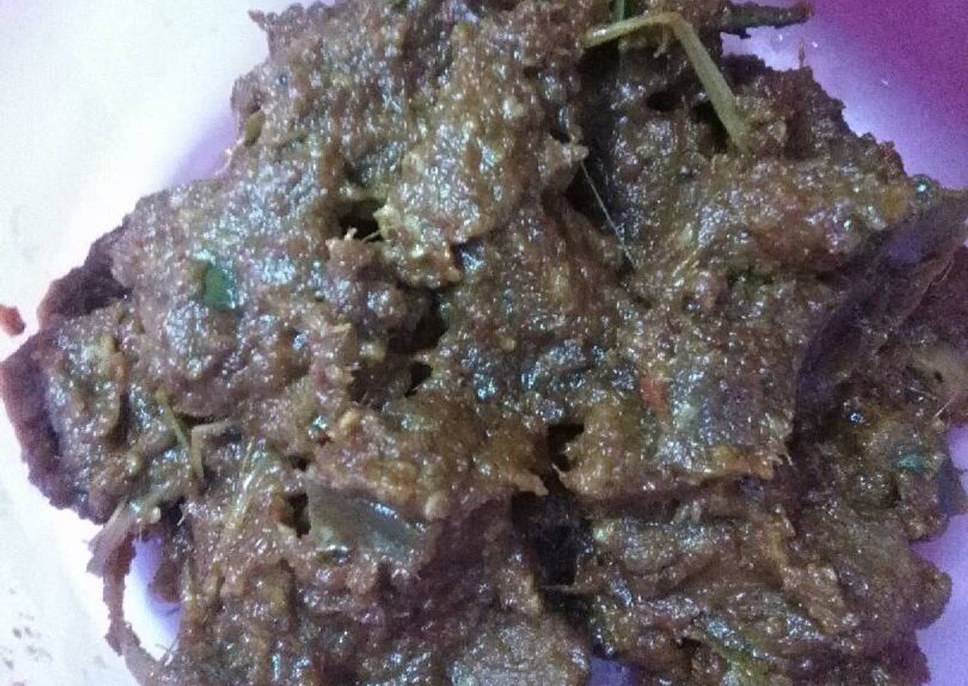 Daging sapi rendang