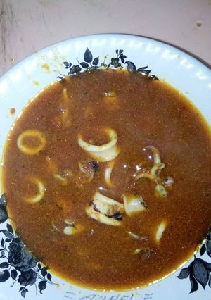 Foto resep Cumi bumbu pedas