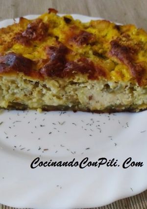Una foto de Pastel de merluza
