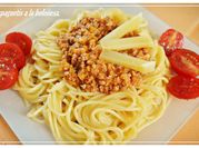 Una foto de spaghetti thermomix