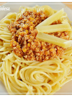 Una foto de Espaguetis a la boloñesa. (Thermomix)
