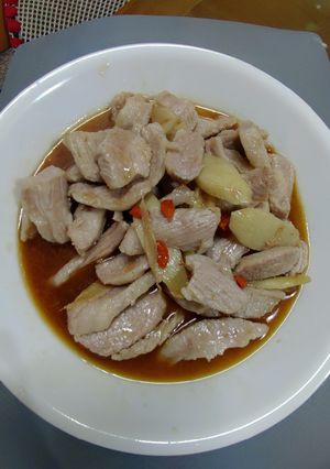 麻油松阪豬 的食譜成品照片