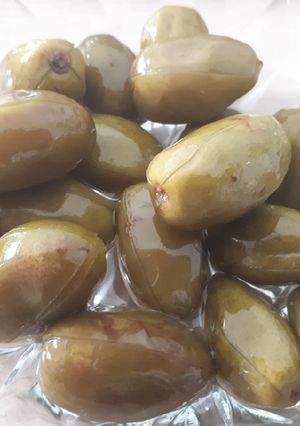 Hình của món Cà na ngâm đường.