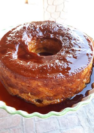 Una foto de Budín de pan