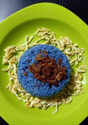 Foto resep Nasi Uduk Biru (Bunga Telang)
