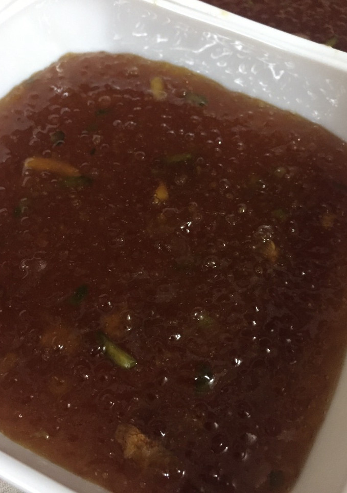 عکسی از دستور حلوا ساگو