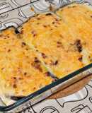 Berenjenas rellenas de Jamoncitos de pollo 🍆🍗