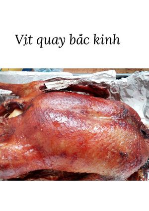 Hình của món Vịt quay Bắc Kinh.