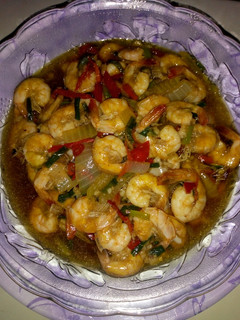 Foto resep Udang Pedas Saus Lada Hitam