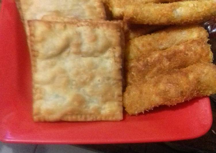 Gorengan isi kornet untuk buka puasa 👍👍👍😎