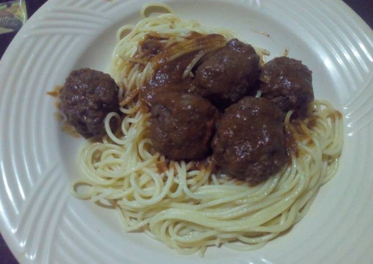 Recipe of Perfect Spaghetti and Meatballs