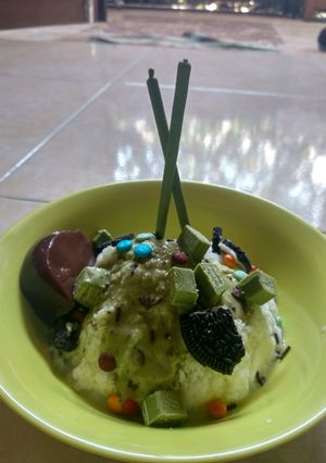 Foto resep Patbingsu Matcha (es kepal matcha)