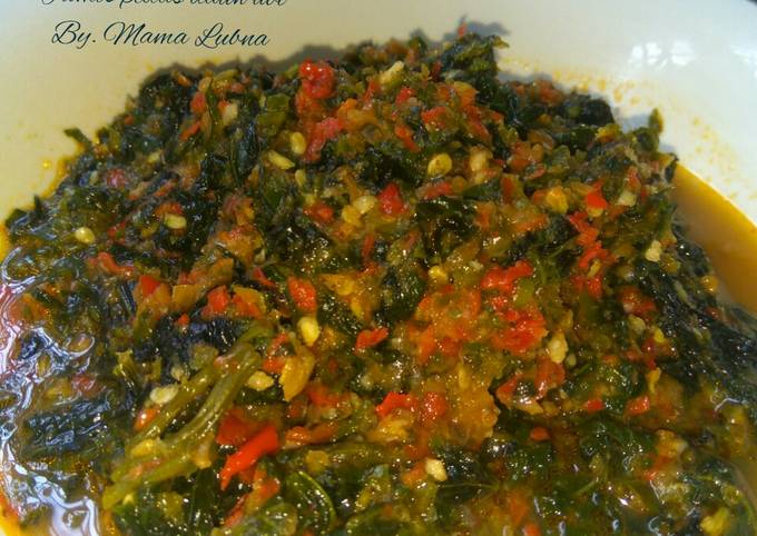 Langkah Mudah untuk Menyiapkan Tumis pedas daun ubi yang Enak