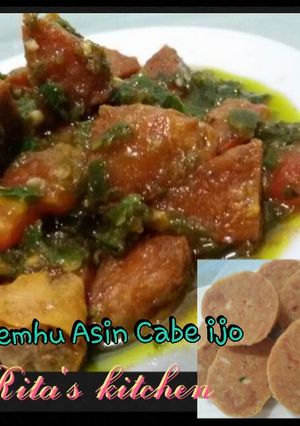 Foto resep Vegan / Vegetarian IKEMHU ASIN CABE IJO (Ikan asin Vegan)