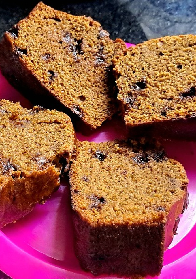 Una foto de Budín de café sin huevos y sin manteca