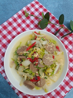 Foto resep Tumis sawi putih telur