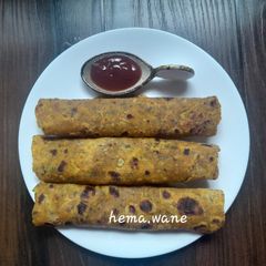Kaddu paratha(pumpkin) A picture of Kaddu paratha(pumpkin).