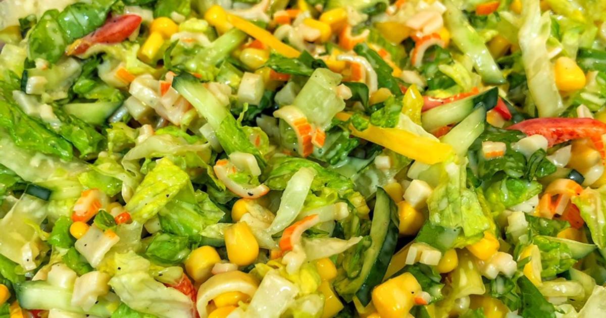 Салат с пекинской капустой и крабовыми палочками, рецепты