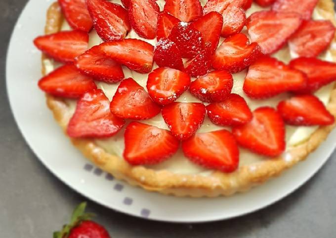 °Tarte aux fraises et pistache°