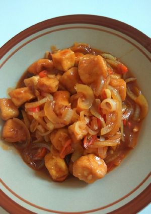 Foto resep Tahu crispy saos asem pedas manis