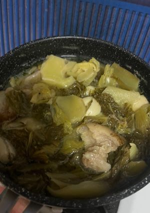 รูปของ ต้มขาหมูผักกาดดอง