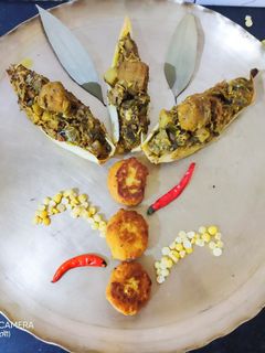 মটর ডালের বড়া দিয়ে মোচার ডালনা (matar daler bora diye mochar dalna recipe in Bengali) রেসিপির প্রধান ছবি