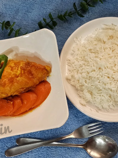 عکسی از دستور مرغ آبپز و پلو