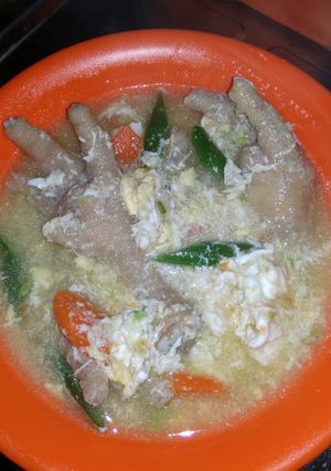 Foto resep Sup Ceker Telur / MPASI Liwa 15 Bulan