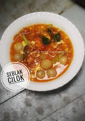 Foto resep Seblak cilok merem melek 😂👀👀