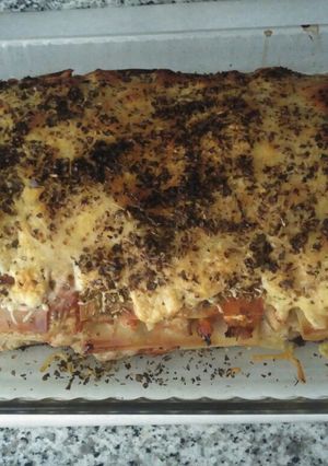 Una foto de Lasaña de atún