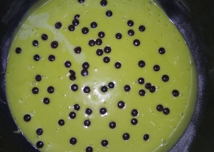 Bolu pandan chocochip