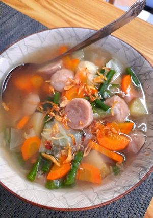 Foto resep Sayur Sop Bakso Sapi