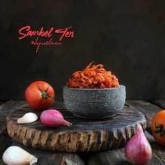 A picture of Sambel Teri.