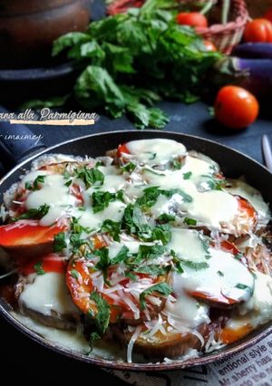 Foto resep Melanzana alla Parmigiana #lowcarb