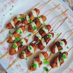 Chicken seekh kabab A picture of Chicken seekh kabab.