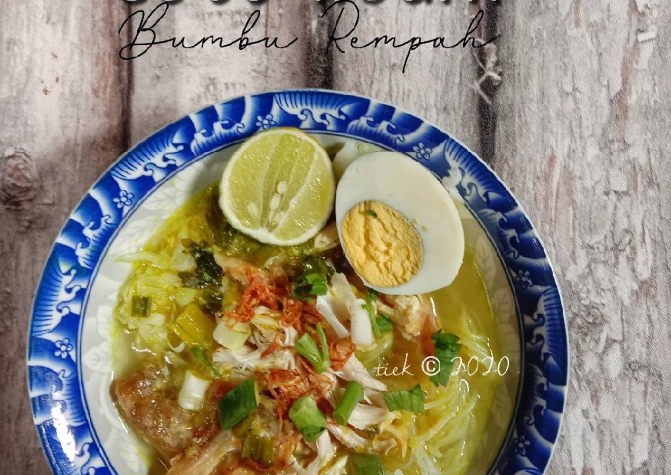 Soto Ayam Bumbu Rempah