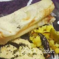 A picture of Masala Dosa.