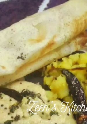 A picture of Masala Dosa.