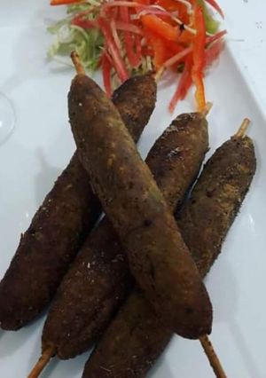 A picture of Falafal kebab.