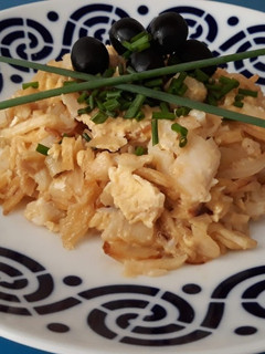 Una foto de Bacalao dorado