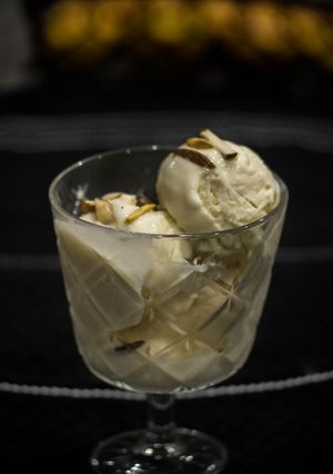 A picture of Vanilla Ice Cream.