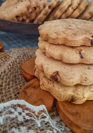 Foto di Frollini al cacao con gocce di cioccolato